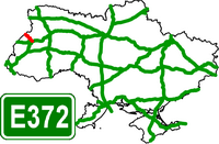 Motorway Е-372 Ukraine