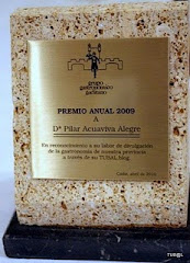 Premio Anual 2009.Grupo Gastronómico Gaditano