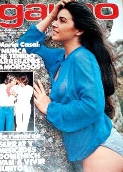 Revistas. Garbo 1977. Portada María Casal
