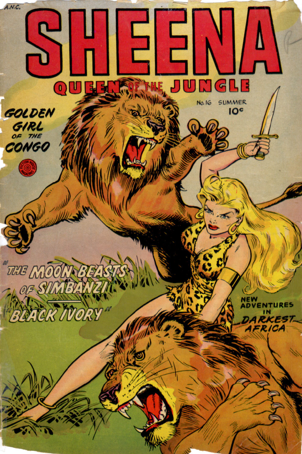 Read online Sheena, Queen of the Jungle (1942) comic -  Issue #16 - 1
