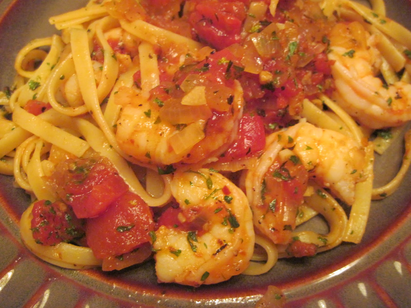Cooking in the Kudzu Kitchen Shrimp Fra Diavolo
