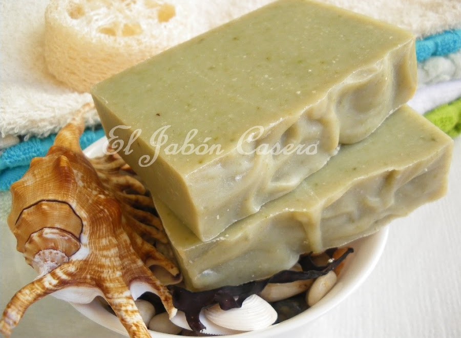 jabon artesanal de algas marinas