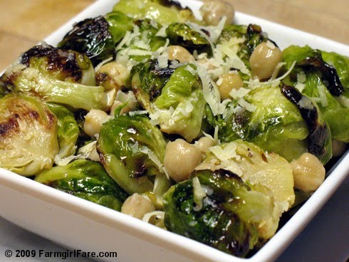 Farmgirl Fare: Recipe: Quick Roasted Brussels Sprouts with Lemon and ...