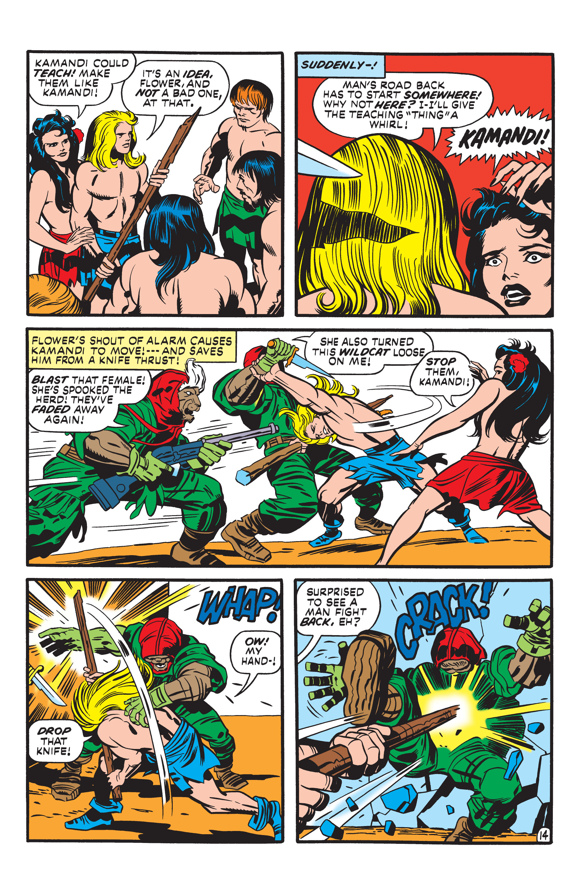 Read online Kamandi, The Last Boy On Earth comic -  Issue #6 - 14