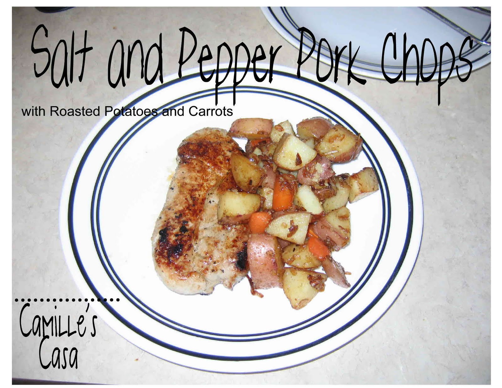 Camille's Casa Salt and Pepper Pork Chops