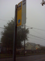 bus stop sign