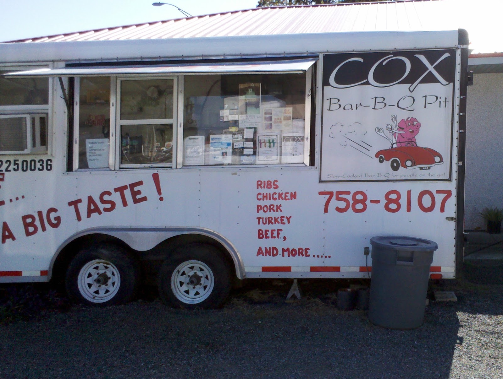 Smoked Pig and Sweet Tea Cox Barbecue Pit Lake City, FL