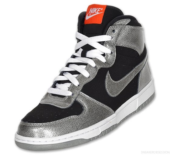 Jordan shoes onsale: Nike Big Nike High “Black/Metallic Silver ...