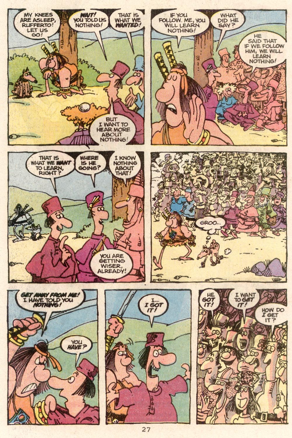 Read online Sergio Aragonés Groo the Wanderer comic -  Issue #66 - 21
