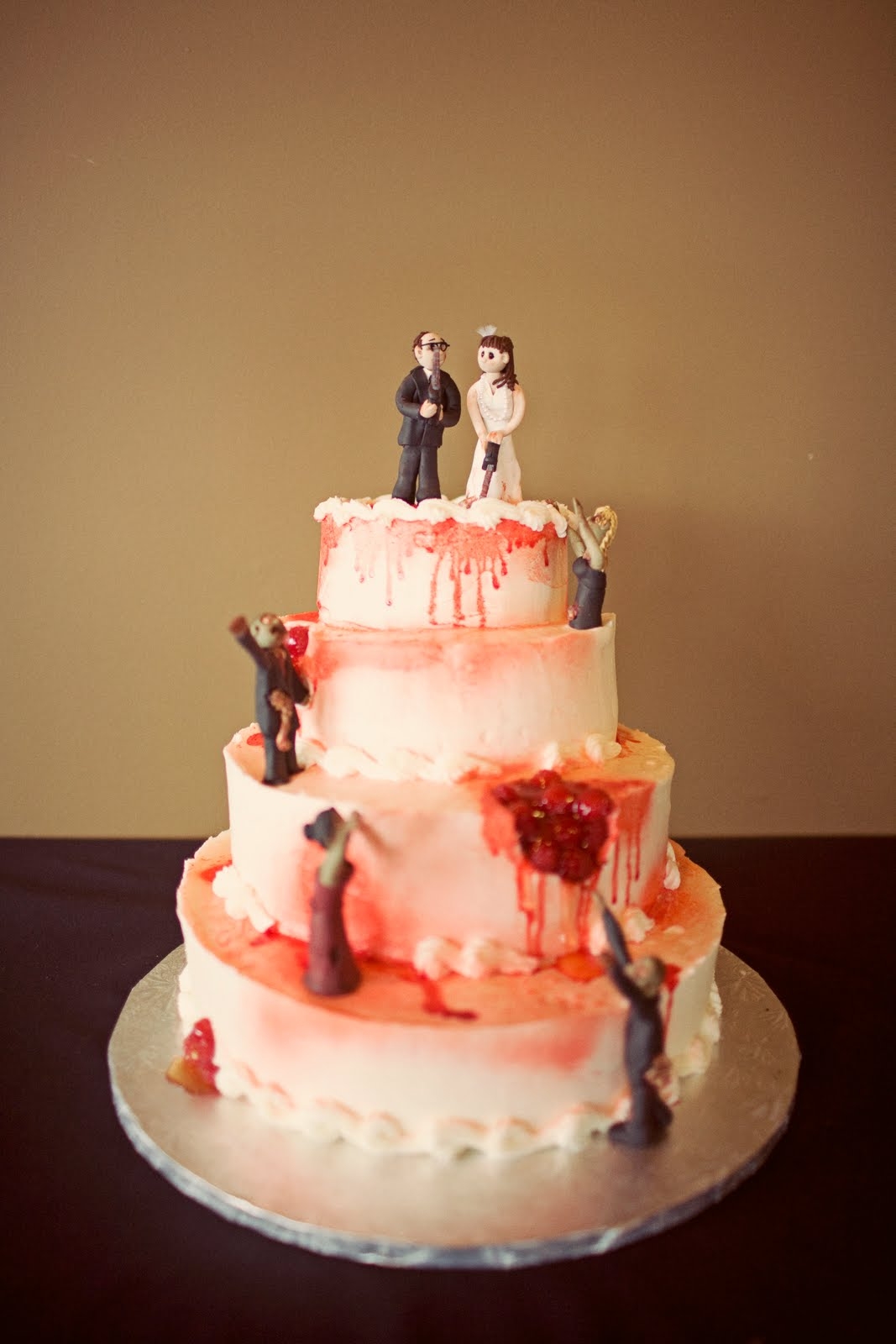 Lilys Cakes And Breads Terrible Wedding Cake Zombie