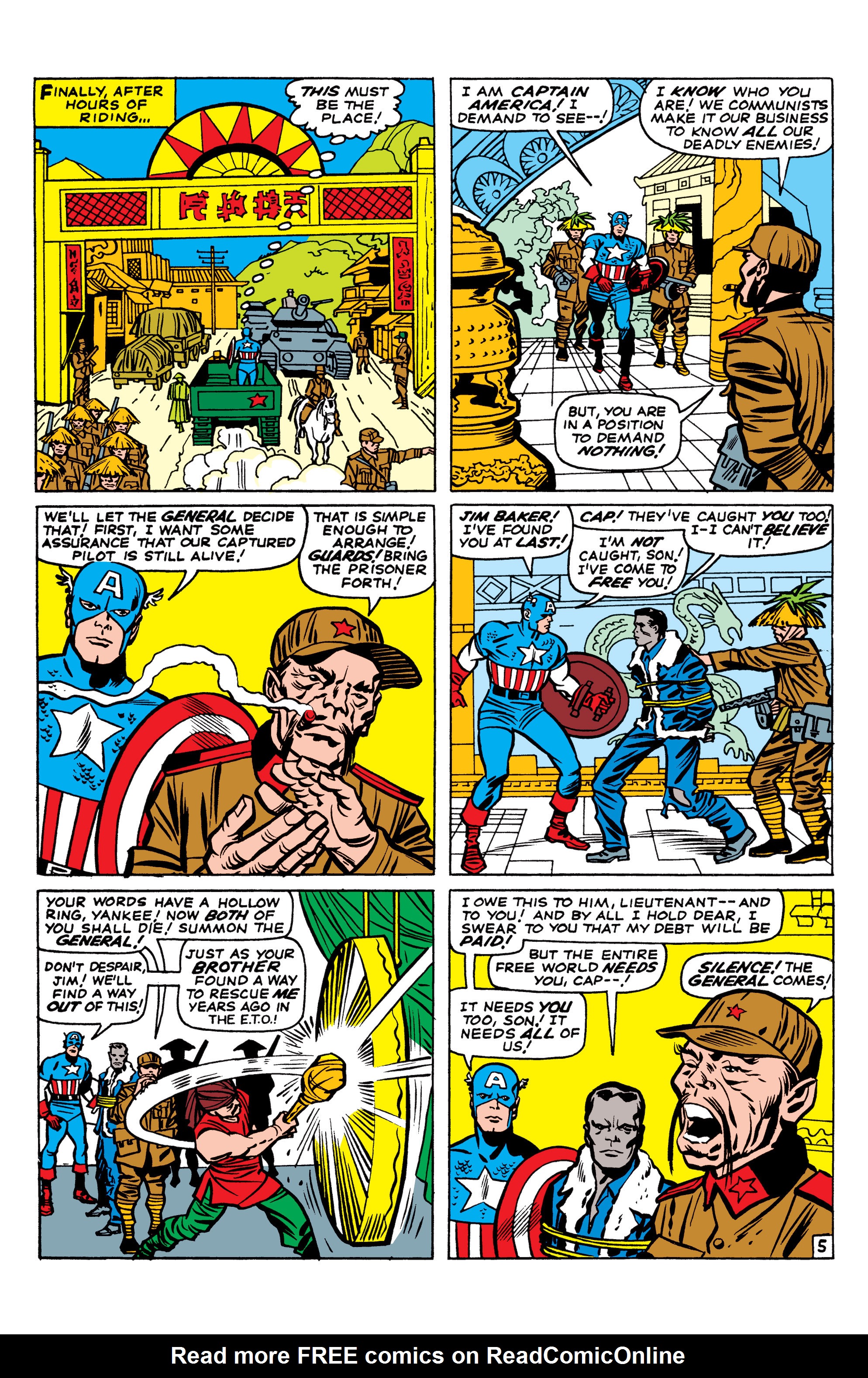 Read online Marvel Masterworks: Captain America comic -  Issue # TPB 1 (Part 1) - 33