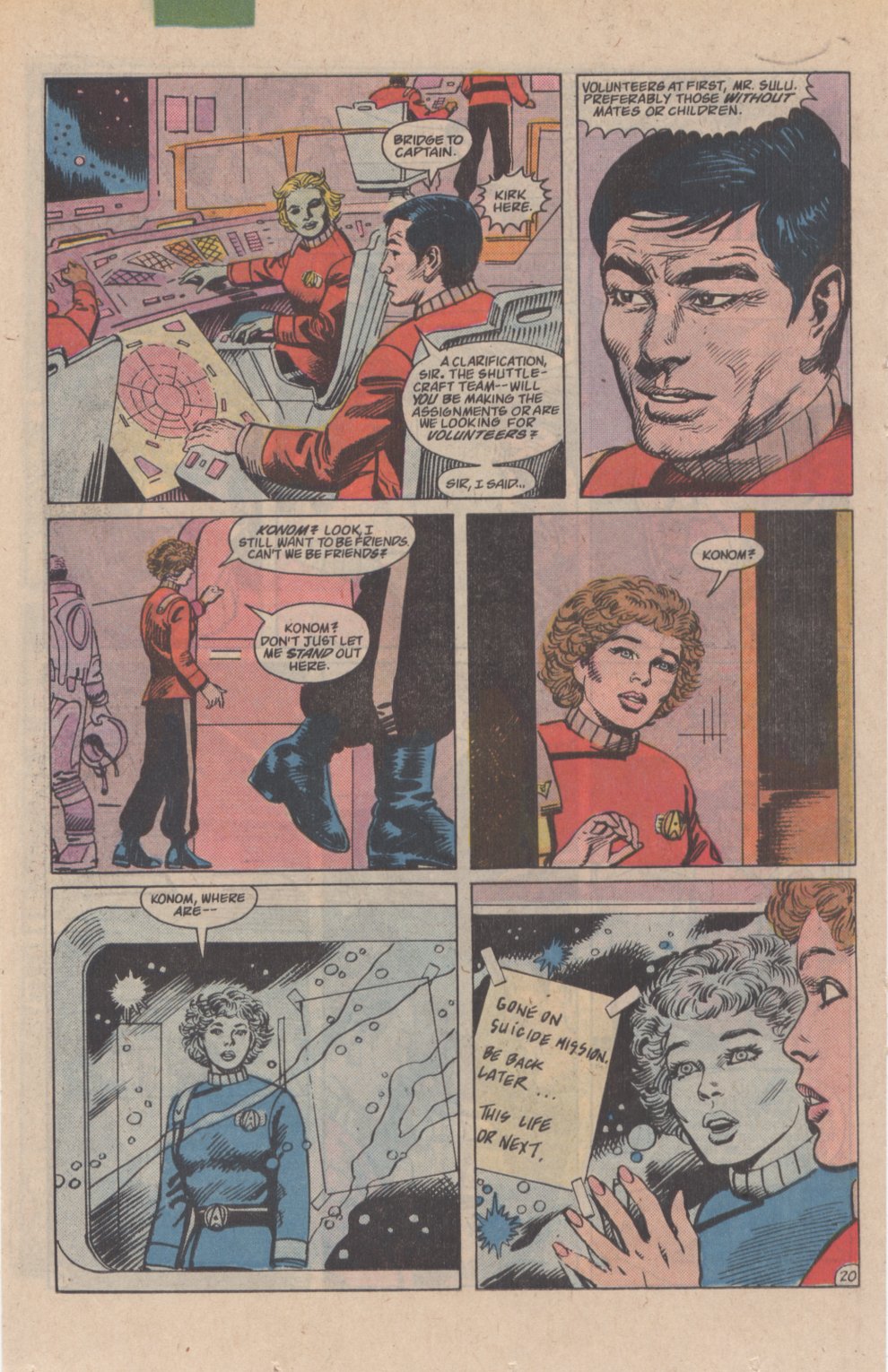 Read online Star Trek (1984) comic -  Issue #50 - 22