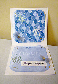 Intérieur carte Noël