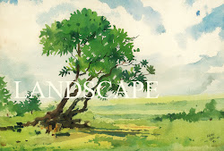 sachin naik watercolour landscapes valley