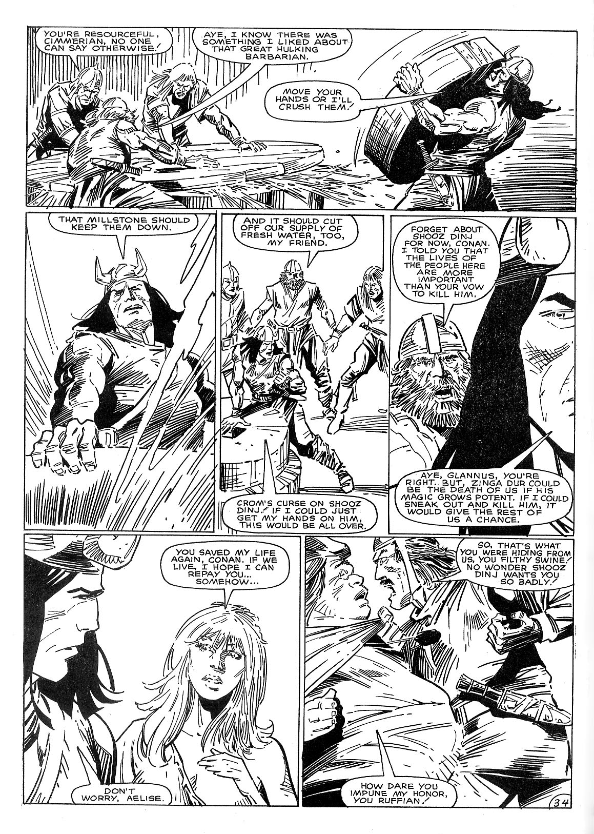 Read online The Savage Sword Of Conan comic -  Issue #143 - 40