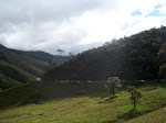Vista de las montañas  vìa hacia Canaguà