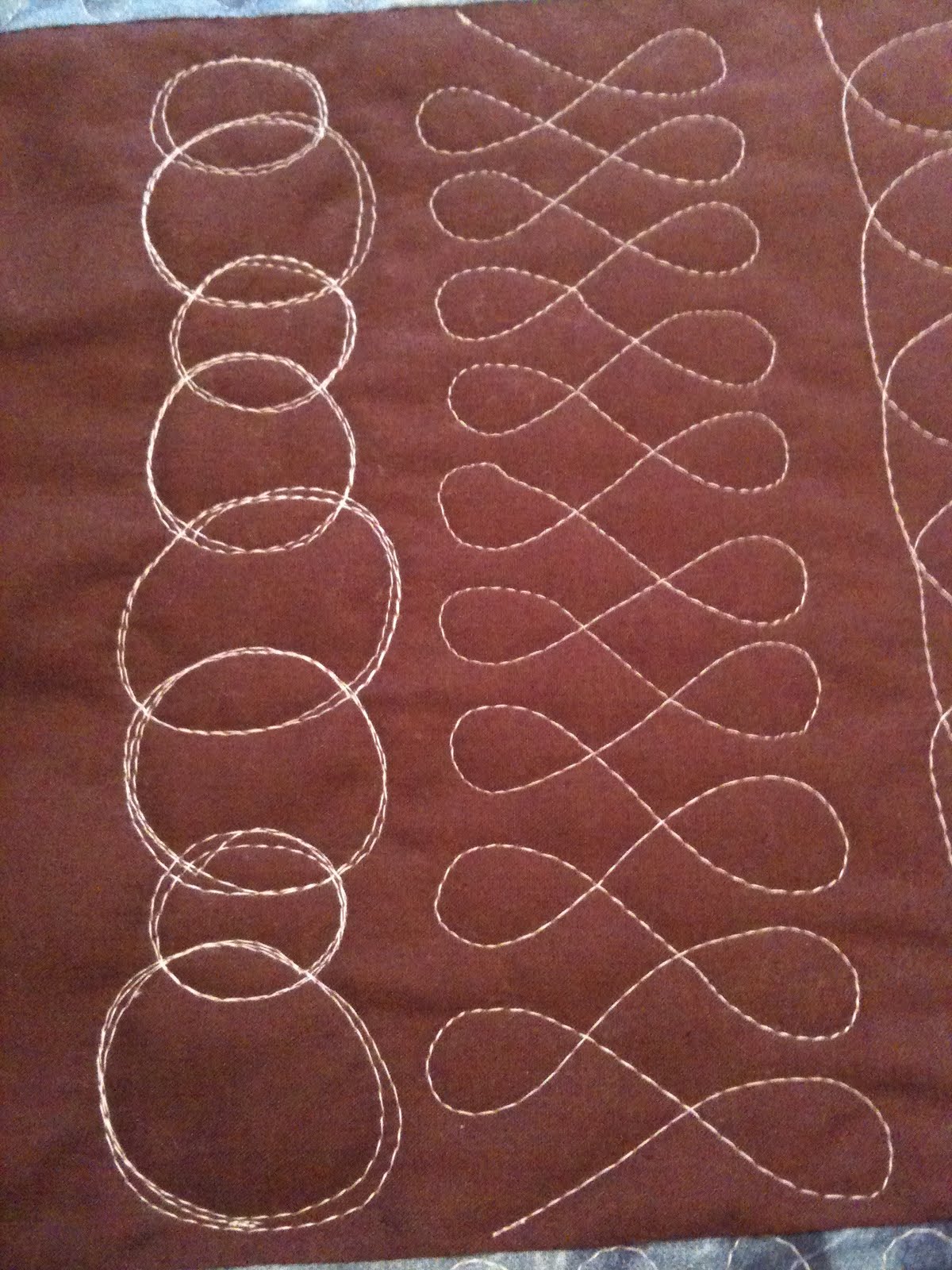 A Few Scraps Free Motion Quilt Along Loops