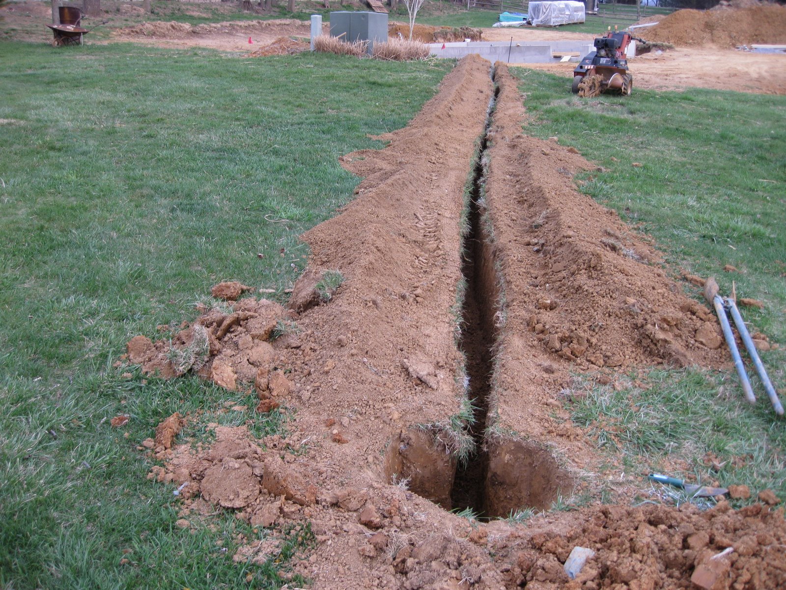 The Beaumont Barn Running a water line