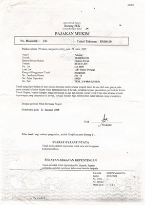 Perundangan Tanah di Malaysia