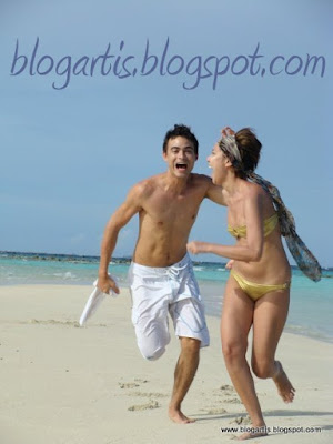 Bunga Citra Lestari Sinclair Bikini Honeymoon Photos