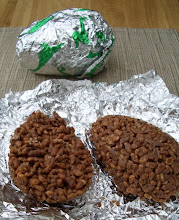 Chocolate Rice Crispie Easter Eggs