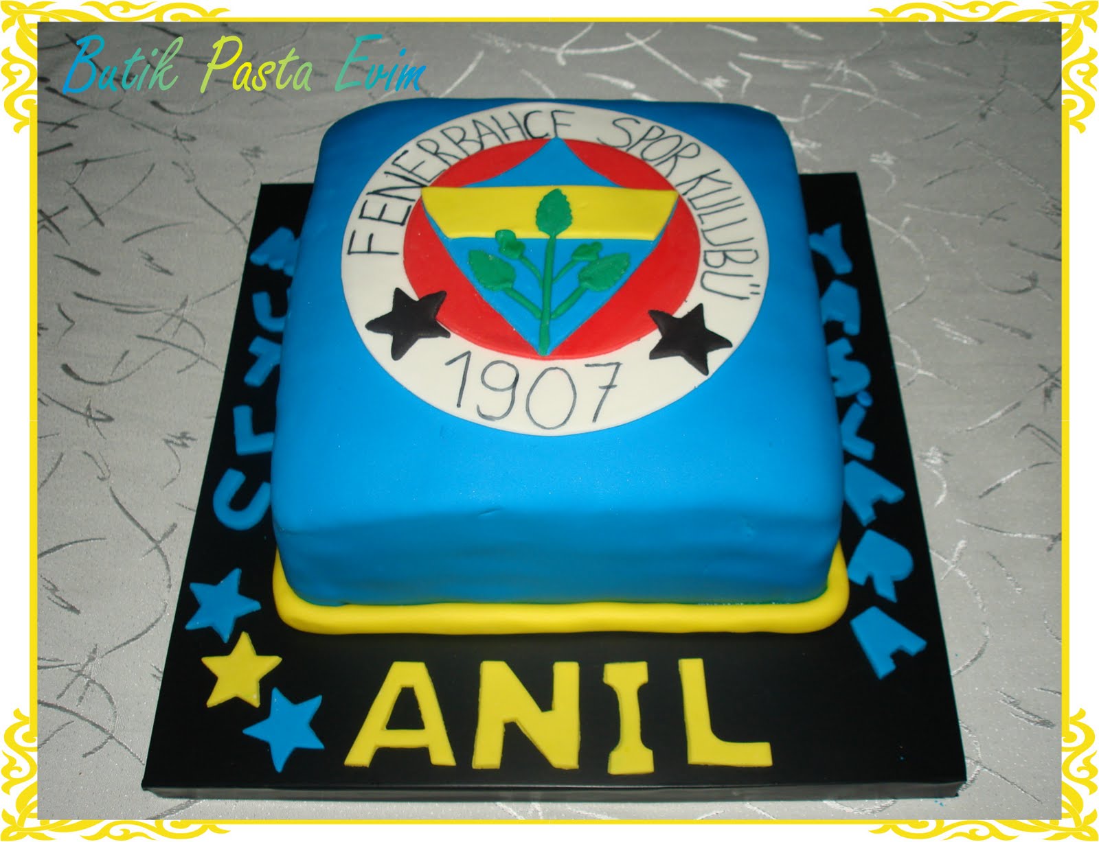 BUTİK PASTA EVİMDENİZLİ Anıl Bey�e FenerBahçeli Pasta…