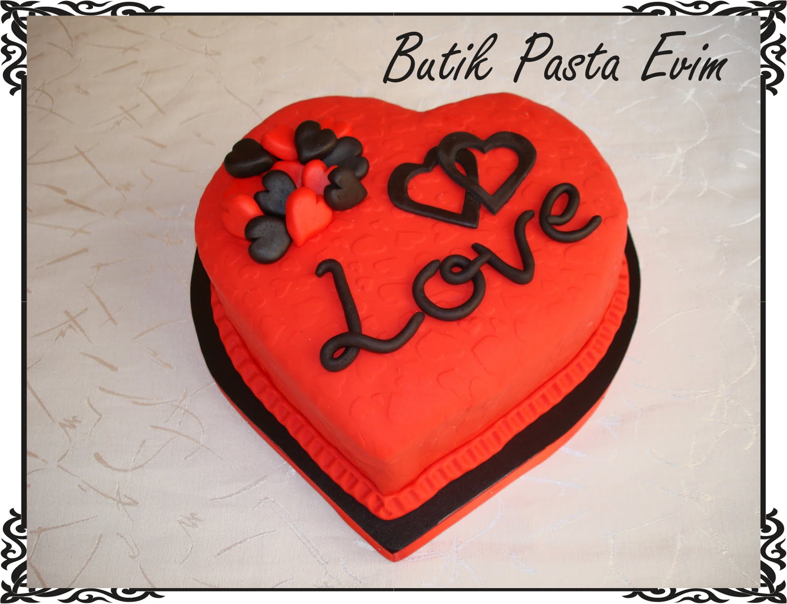 BUTİK PASTA EVİMDENİZLİ Aşk Pastası…