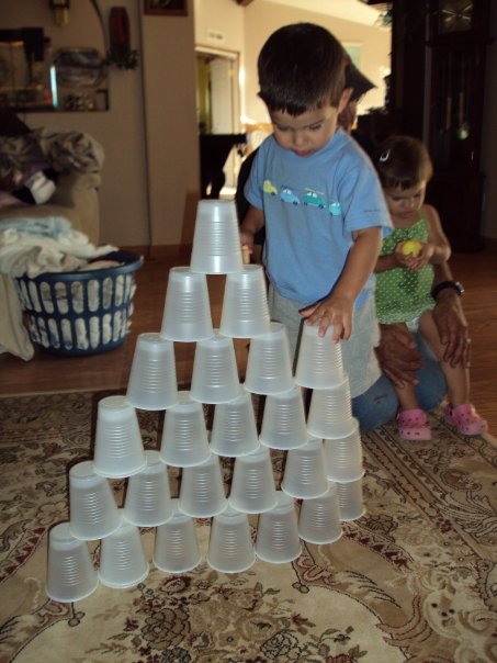 Time for Play: Cup Stacking