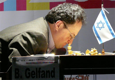 Boris Gelfand - premier échiquier de l'équipe israélienne