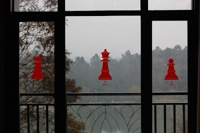 A Nanjing, on trouve des pièces d'échecs partout!