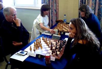 Le couple Bellon-Cramling face à Stefanova et Houska © Chess & Strategy 