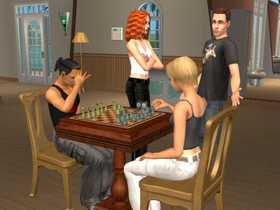 Les Sims jouent aussi aux échecs