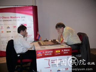 Echecs à Shanghai : Levon Aronian face à Alexei Shirov 