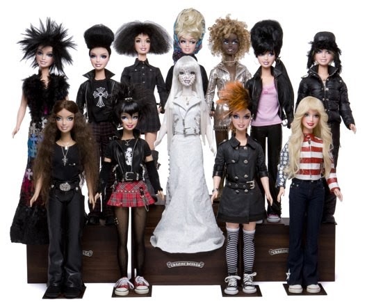 Collecting Fashion Dolls by Terri Gold: Chrome Barbie Dolls