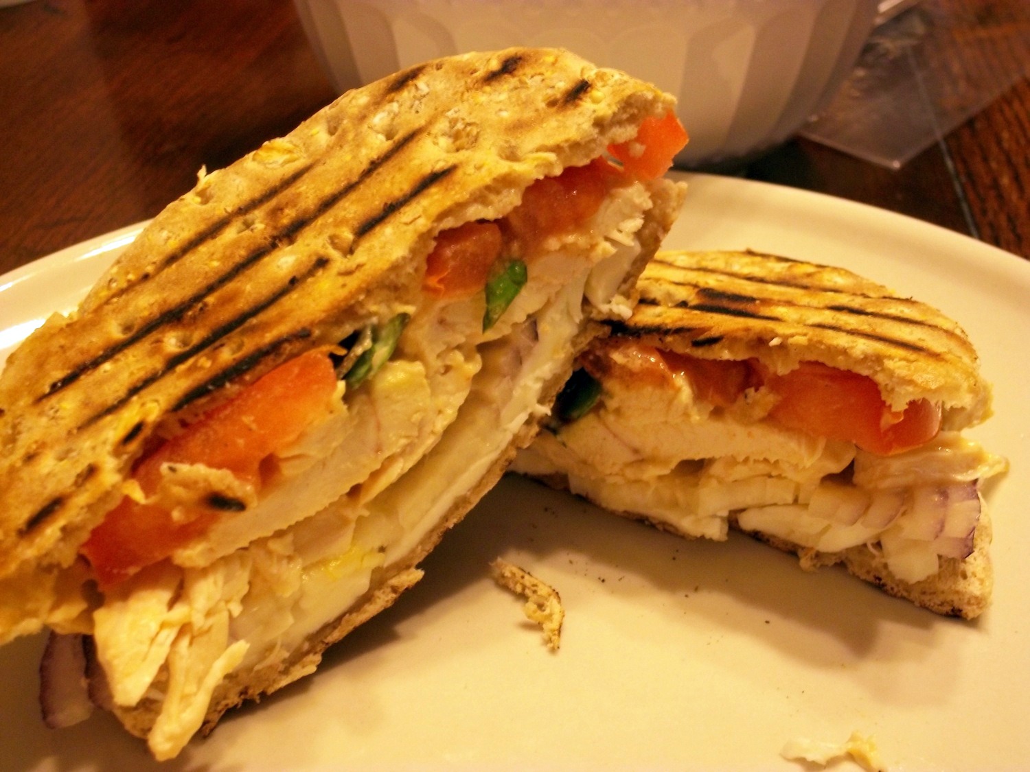 The Sporadic Cook Hungry Girl's Chicken Chipotle Panini