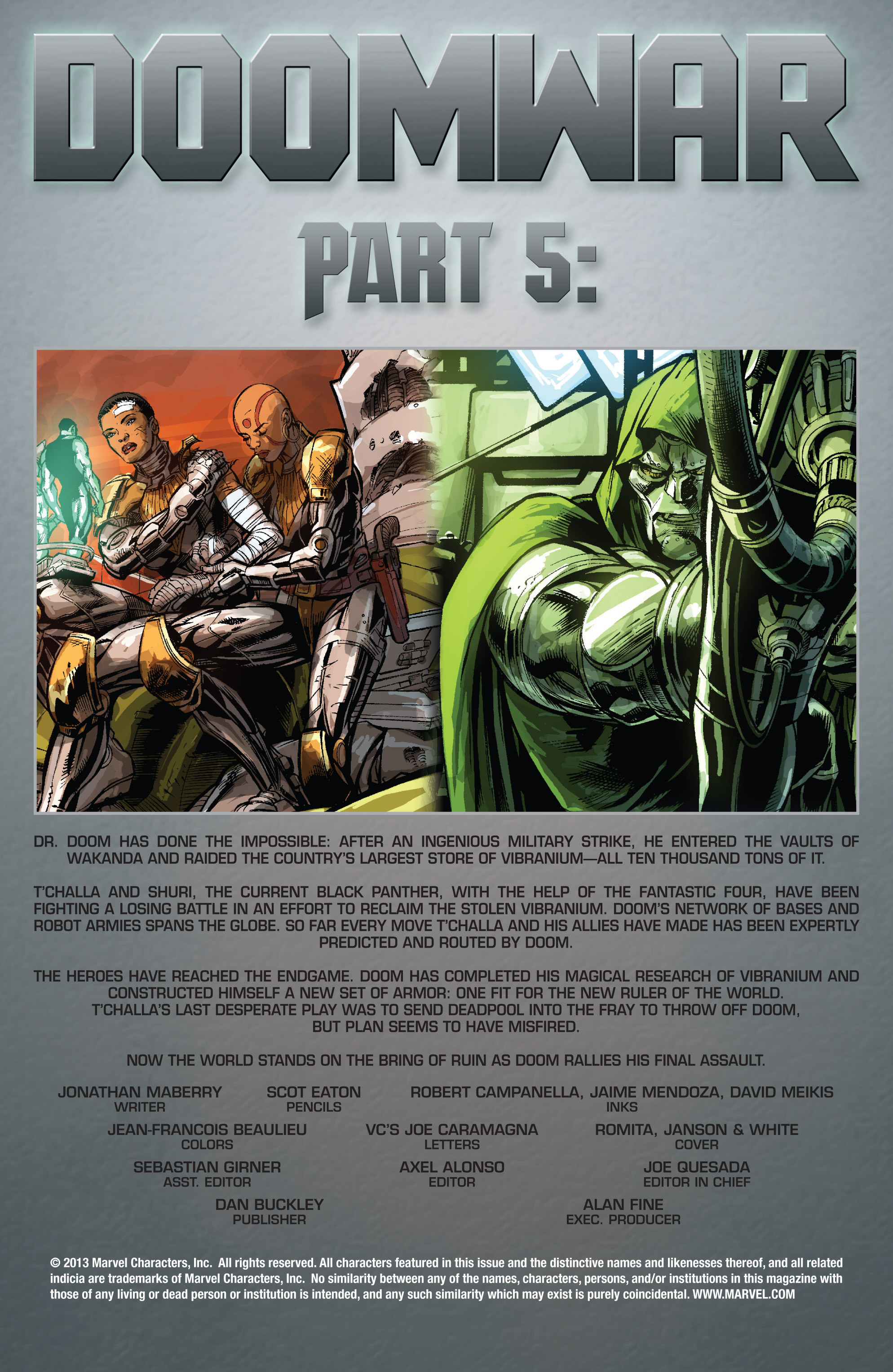 Read online Doomwar comic -  Issue #6 - 2