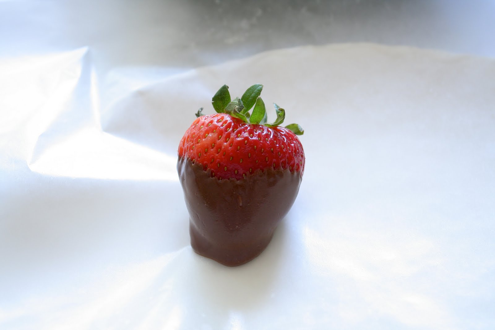 The happily ever after . . . Chocolate Covered Strawberries with White Chocolate Drizzle