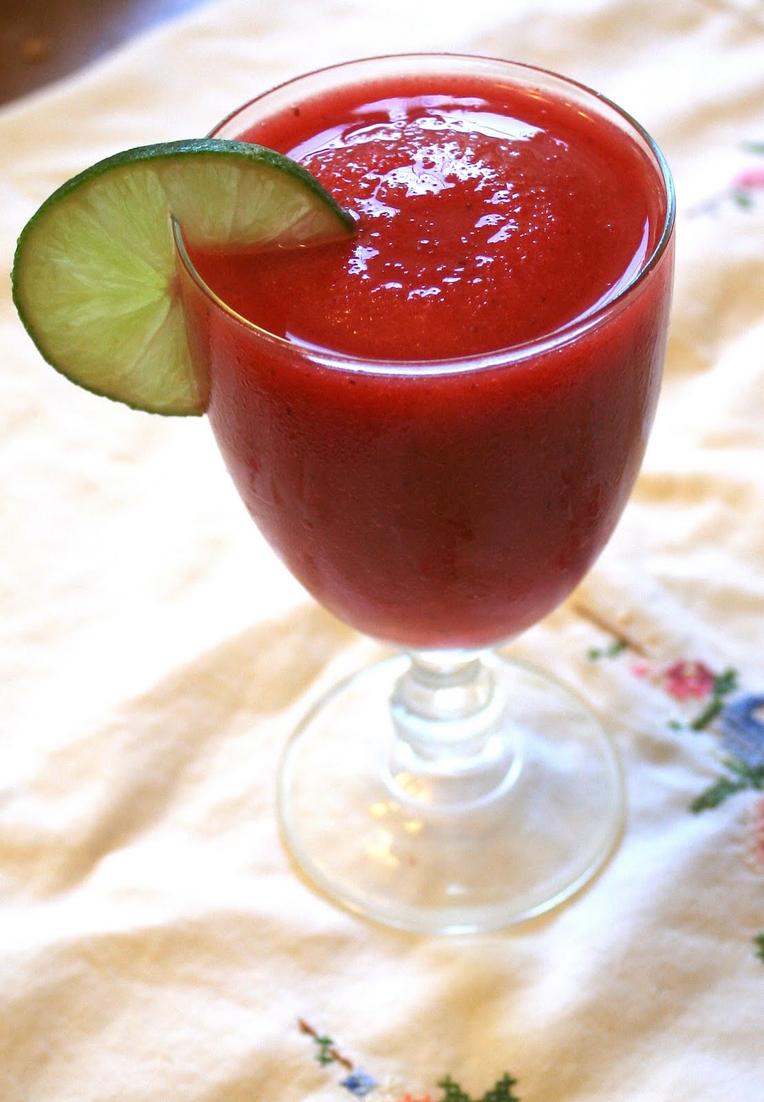 The happily ever after . . . Homemade Strawberry Daiquiris for Two