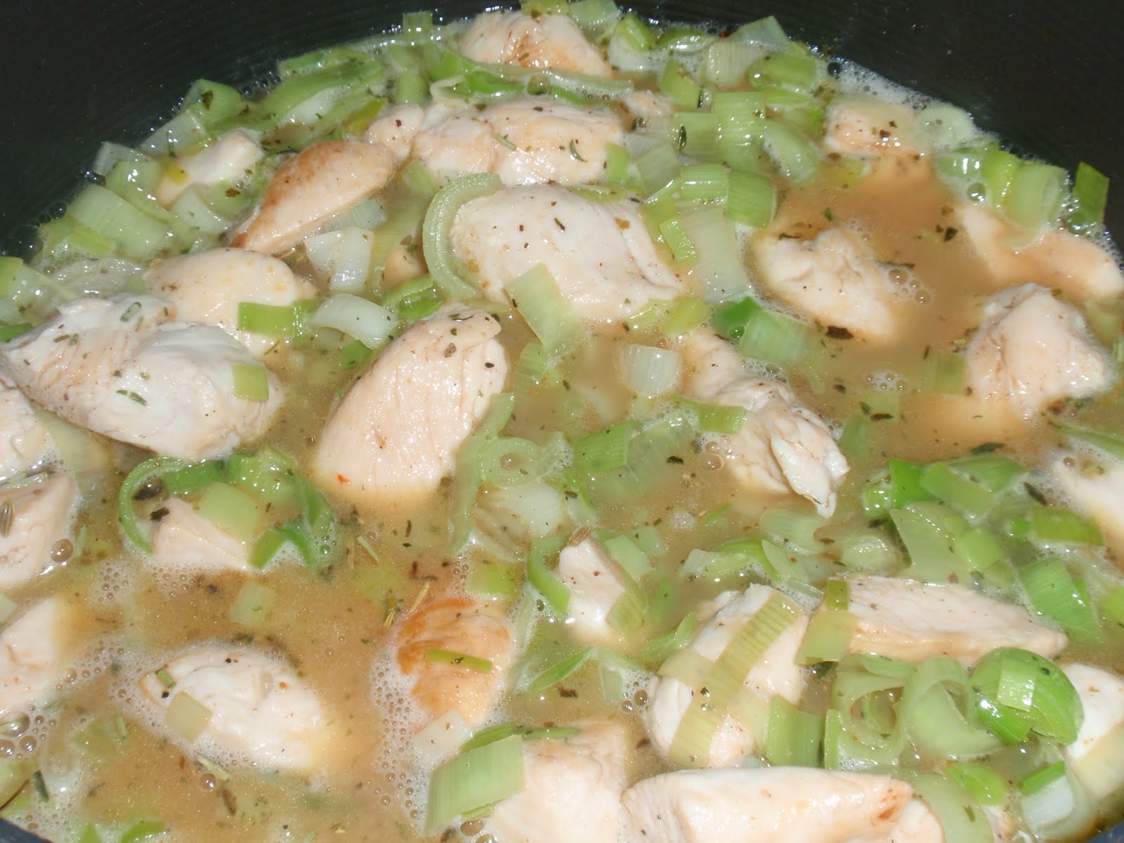 EAT WITH ME Chicken & Leeks