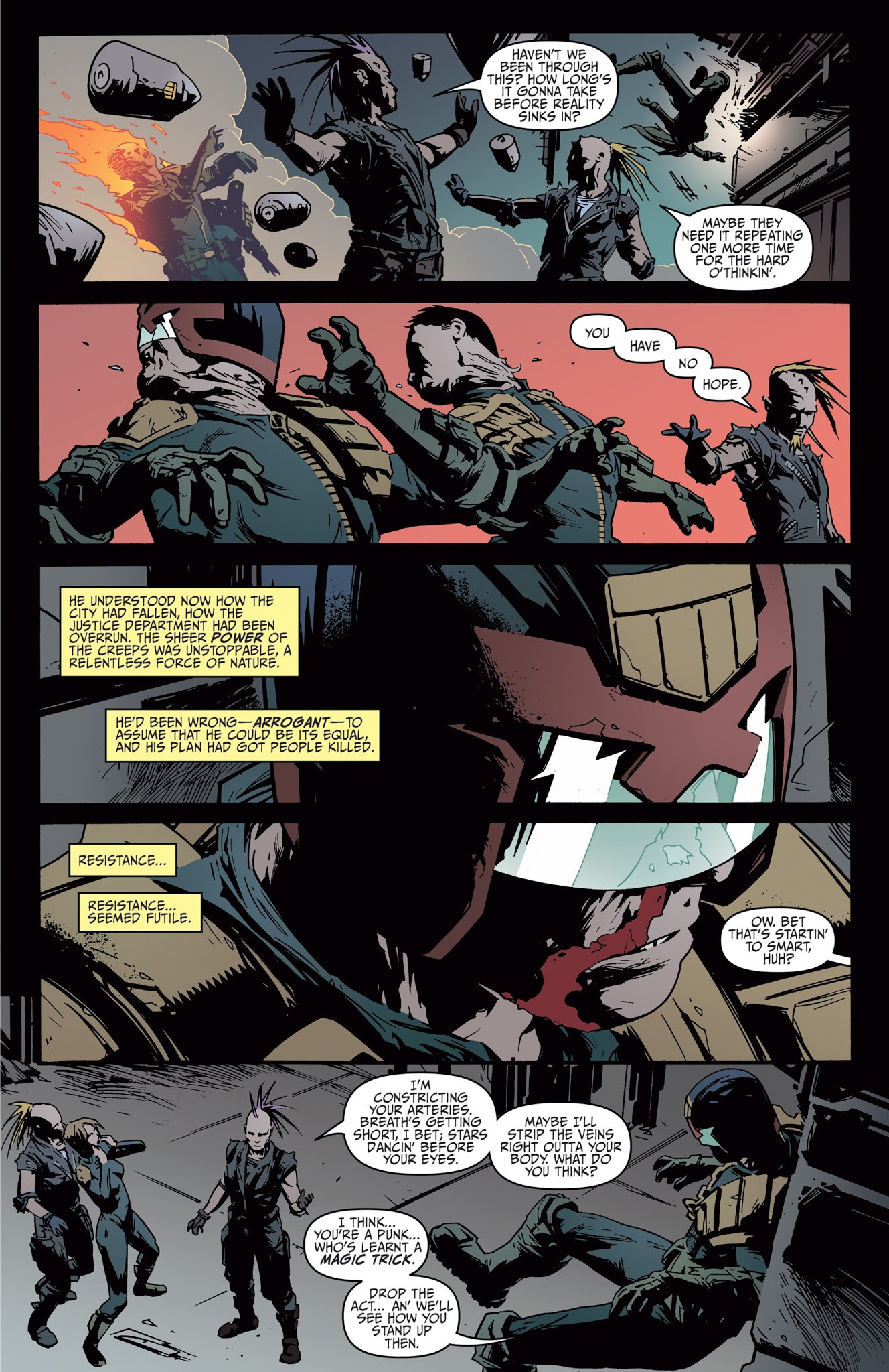 Read online Judge Dredd: Year One comic -  Issue #4 - 13