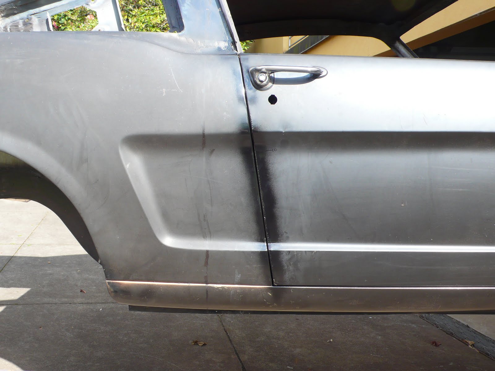 1966 Mustang Fastback Restomod Door Gaps