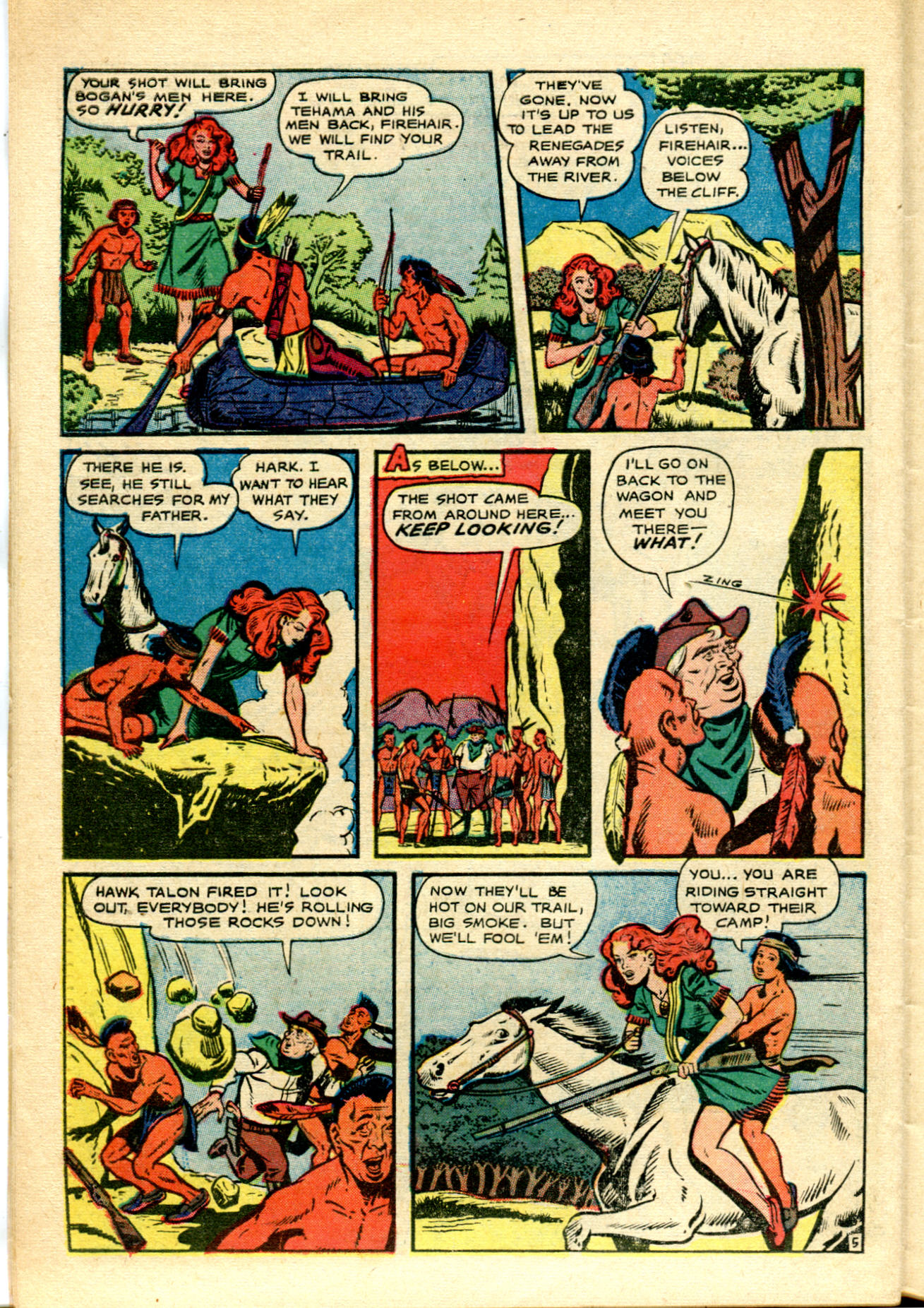 Read online Firehair (1951) comic -  Issue #10 - 30