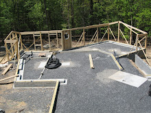 Framing of the main dwelling begins