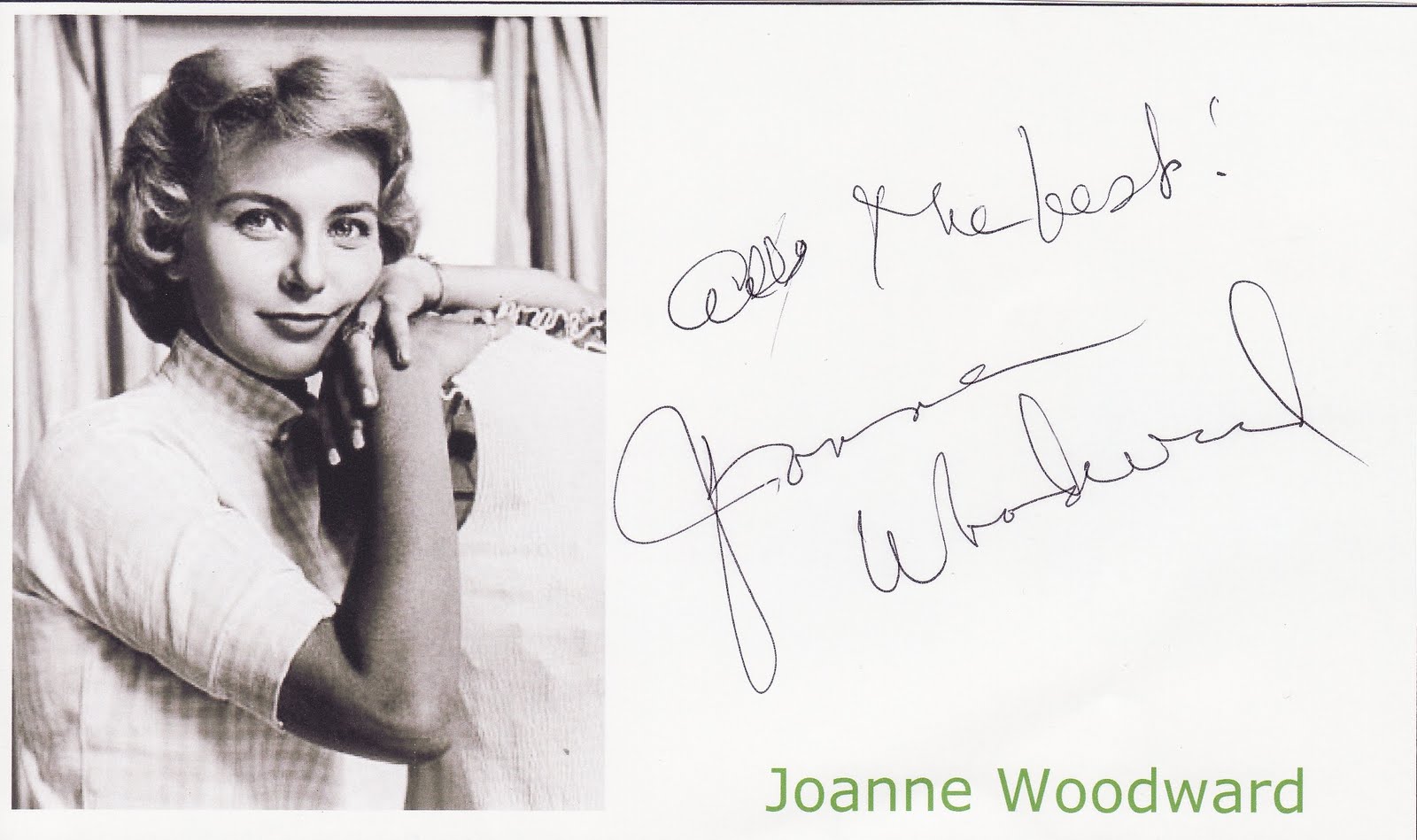 Joanne Woodward.