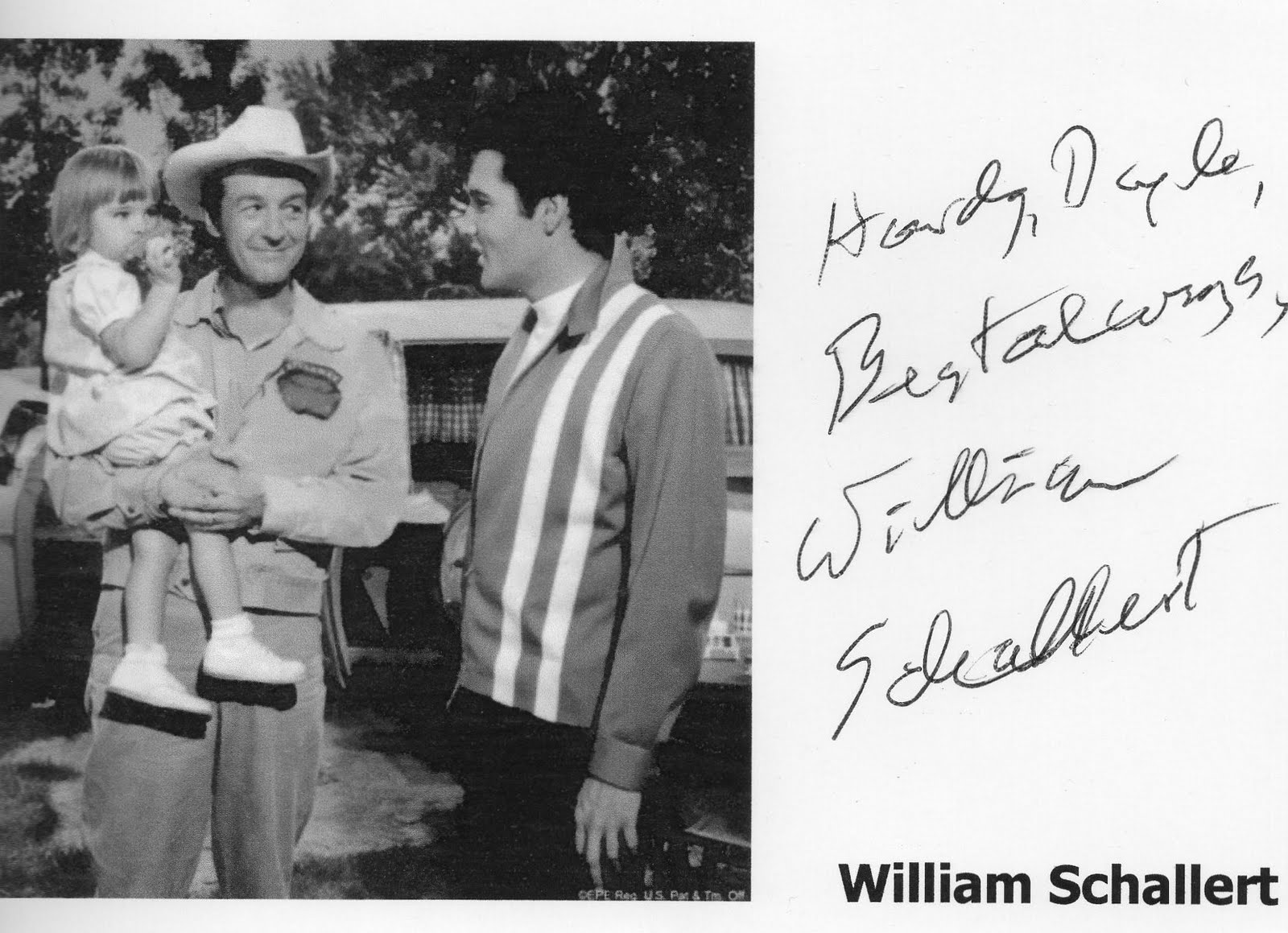Kiwiautogal's Autographs William Schallert