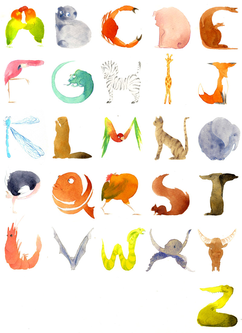Eva B. L'alphabet d'animaux Eva B. L'alphabet d'animaux