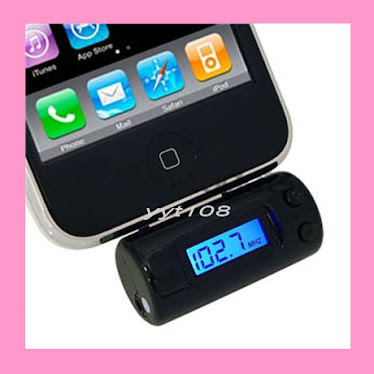 Iphone Ipod Fm transmitter for rs800 including car charger