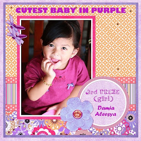 Cutest Baby in Purple