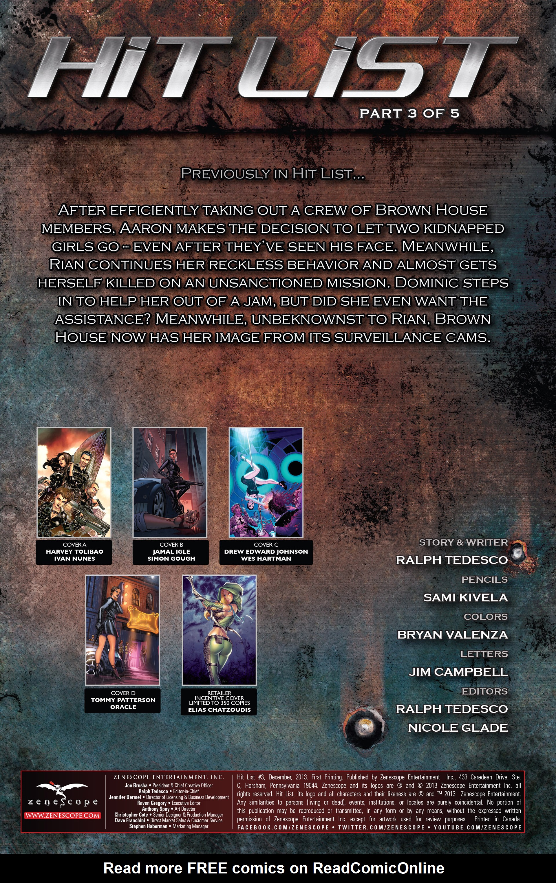 Read online Hit List comic -  Issue #3 - 2