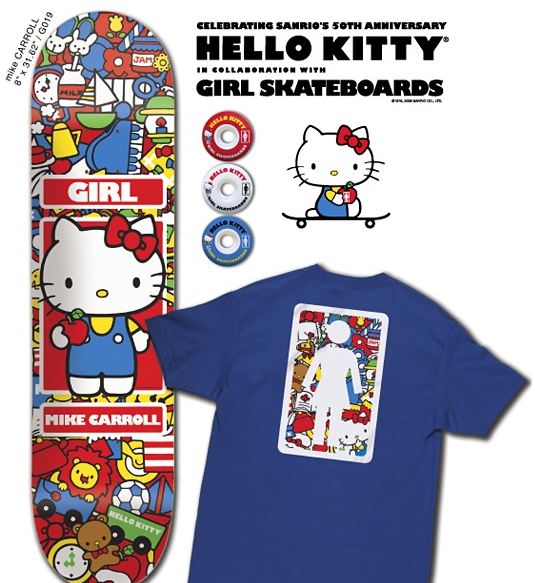 Fresco Sales Agency Hello Kitty x Girl Skateboards